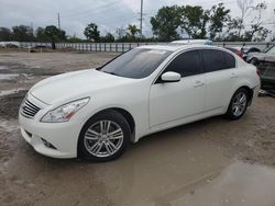 Salvage cars for sale at Riverview, FL auction: 2013 Infiniti G37 Base