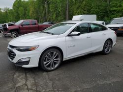 Salvage cars for sale at East Granby, CT auction: 2022 Chevrolet Malibu LT