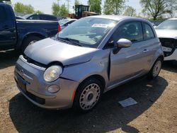 Salvage cars for sale from Copart Elgin, IL: 2016 Fiat 500 POP