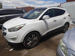 Salvage cars for sale at North Las Vegas, NV auction: 2015 Hyundai Tucson Limited