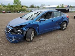 Salvage cars for sale at Columbia Station, OH auction: 2014 KIA Forte EX