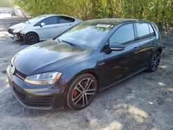 Salvage cars for sale at Arlington, WA auction: 2017 Volkswagen GTI S/SE