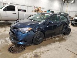 Salvage cars for sale at Milwaukee, WI auction: 2017 Toyota Corolla L