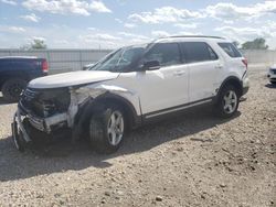 Salvage cars for sale from Copart Kansas City, KS: 2017 Ford Explorer XLT