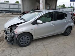 Salvage cars for sale at Fort Wayne, IN auction: 2015 Toyota Prius C