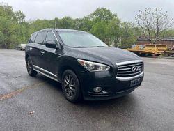 Salvage cars for sale at North Billerica, MA auction: 2013 Infiniti JX35