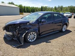 Salvage cars for sale from Copart Ontario Auction, ON: 2021 Toyota Corolla SE