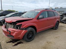 Salvage cars for sale from Copart Woodhaven, MI: 2010 Dodge Journey SE