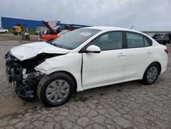 Salvage cars for sale at Woodhaven, MI auction: 2020 KIA Rio LX