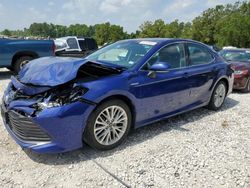 Salvage cars for sale at Houston, TX auction: 2018 Toyota Camry Hybrid