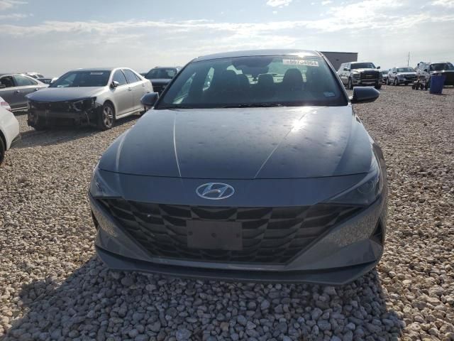 2022 Hyundai Elantra Blue