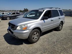 Salvage cars for sale at Antelope, CA auction: 2005 Honda Pilot EXL