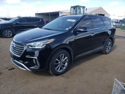 Salvage cars for sale at Brighton, CO auction: 2018 Hyundai Santa FE SE