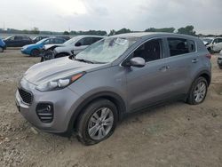 Salvage cars for sale at Kansas City, KS auction: 2017 KIA Sportage LX