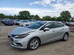 Salvage cars for sale at Des Moines, IA auction: 2017 Chevrolet Cruze LT
