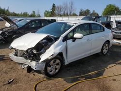 Honda salvage cars for sale: 2015 Honda Civic LX