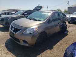 Salvage cars for sale from Copart Chicago Heights, IL: 2013 Nissan Versa S