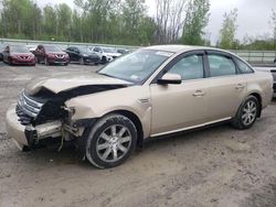 Salvage cars for sale at Leroy, NY auction: 2008 Ford Taurus SEL