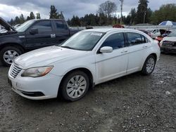 Salvage cars for sale at Graham, WA auction: 2013 Chrysler 200 LX