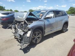 Salvage cars for sale at Glassboro, NJ auction: 2017 Toyota Highlander LE