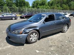 Salvage cars for sale at Waldorf, MD auction: 2005 Honda Accord LX