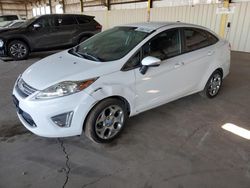 Ford Fiesta SEL salvage cars for sale: 2012 Ford Fiesta SEL