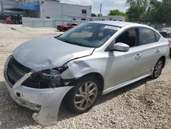 Salvage cars for sale from Copart Opa Locka, FL: 2013 Nissan Sentra S
