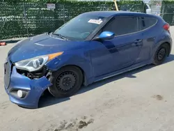 Salvage cars for sale at Orlando, FL auction: 2015 Hyundai Veloster Turbo