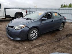 Salvage cars for sale at Greenwood, NE auction: 2015 Toyota Corolla L