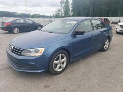 Salvage cars for sale at Dunn, NC auction: 2016 Volkswagen Jetta S