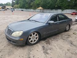 Salvage cars for sale at Knightdale, NC auction: 2005 Mercedes-Benz S 430 4matic