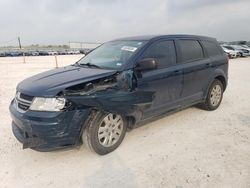 Salvage cars for sale at New Braunfels, TX auction: 2015 Dodge Journey SE