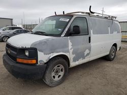 Salvage trucks for sale at Haslet, TX auction: 2007 Chevrolet Express G1500