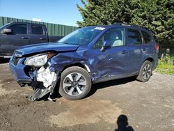 Salvage cars for sale at auction: 2018 Subaru Forester 2.5I Premium