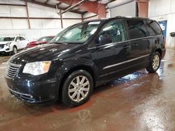Salvage cars for sale at Lansing, MI auction: 2012 Chrysler Town & Country Touring
