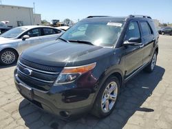 Salvage cars for sale at Martinez, CA auction: 2015 Ford Explorer Limited
