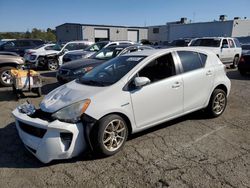 Salvage cars for sale at Vallejo, CA auction: 2012 Toyota Prius C
