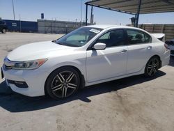 Honda Accord Sport salvage cars for sale: 2017 Honda Accord Sport