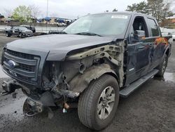 Salvage cars for sale at New Britain, CT auction: 2014 Ford F150 Supercrew