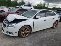 Chevrolet salvage cars for sale: 2014 Chevrolet Cruze LTZ