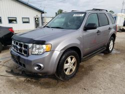 Salvage cars for sale from Copart Pekin, IL: 2008 Ford Escape XLT