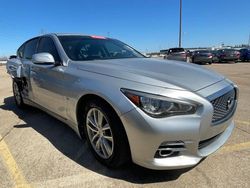 Vehiculos salvage en venta de Copart Oklahoma City, OK: 2014 Infiniti Q50 Base