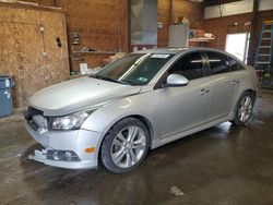 Salvage cars for sale from Copart Ebensburg, PA: 2014 Chevrolet Cruze LTZ