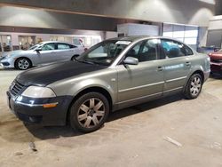 Salvage cars for sale at Sandston, VA auction: 2003 Volkswagen Passat GLX
