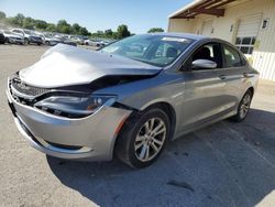 Salvage cars for sale at Dyer, IN auction: 2015 Chrysler 200 Limited