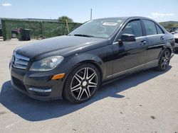 Salvage cars for sale from Copart Orlando, FL: 2013 Mercedes-Benz C 300 4matic