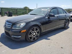 Mercedes-Benz c-Class salvage cars for sale: 2013 Mercedes-Benz C 300 4matic