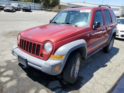 Salvage cars for sale at Martinez, CA auction: 2005 Jeep Liberty Sport