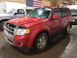 Salvage cars for sale at Anchorage, AK auction: 2008 Ford Escape Limited