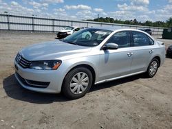 Salvage cars for sale from Copart Fredericksburg, VA: 2013 Volkswagen Passat S